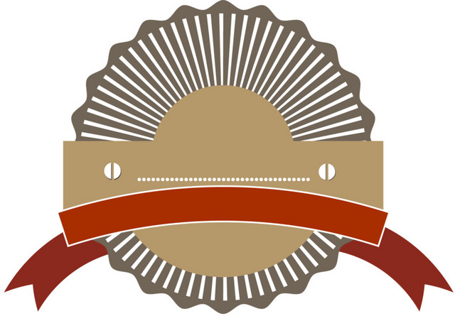 文艺贴纸边框商品LOGO