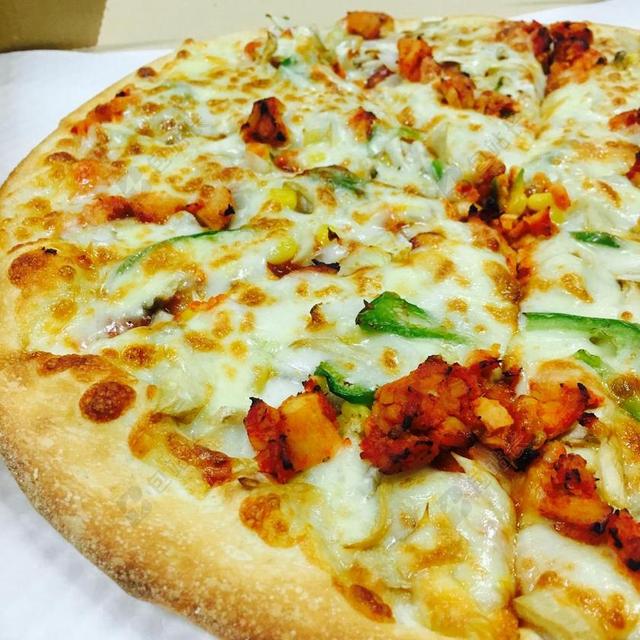 披萨 韩式 烤肉披萨 肉 软 美味 奶酪 拔顶 食品