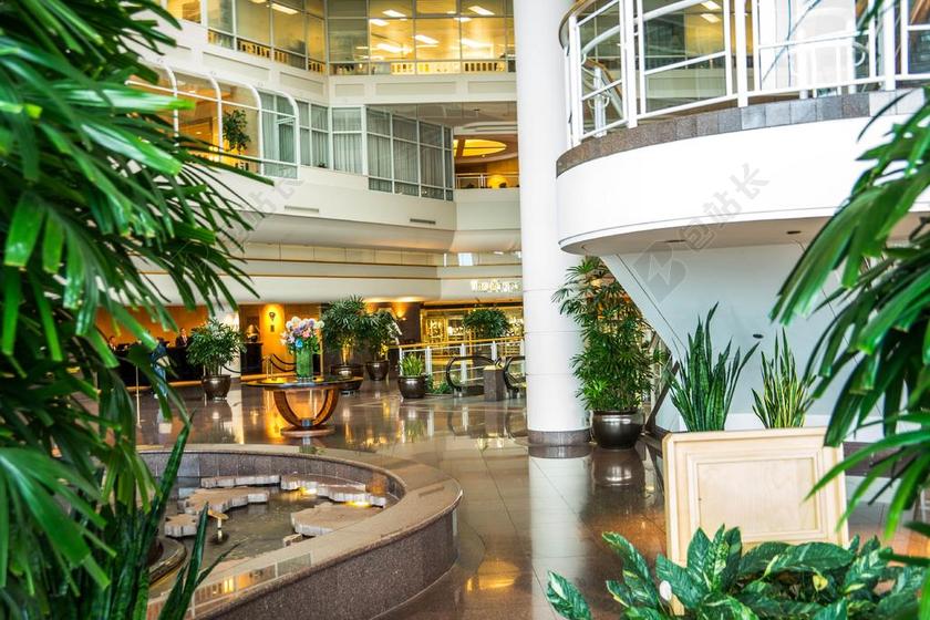 建筑时尚温哥华泛太平洋酒店背景图片