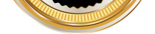 黑金徽章标签矢量