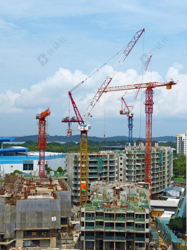 建筑简约建设工地背景图片