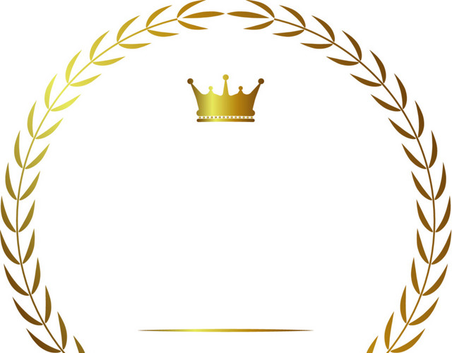 金色尊贵荣誉奖牌素材