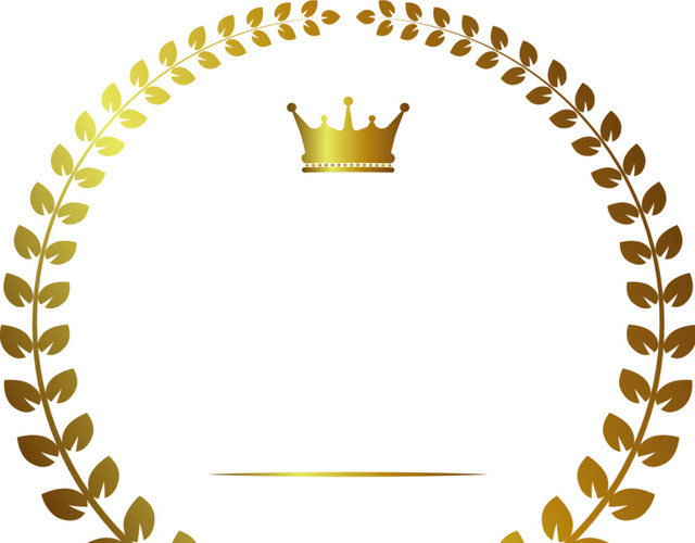 金色尊贵荣誉奖牌素材