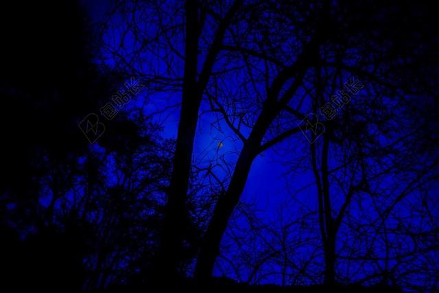 夜间照片 满月 夜晚的天空 月球 夜 天空 长时间曝光