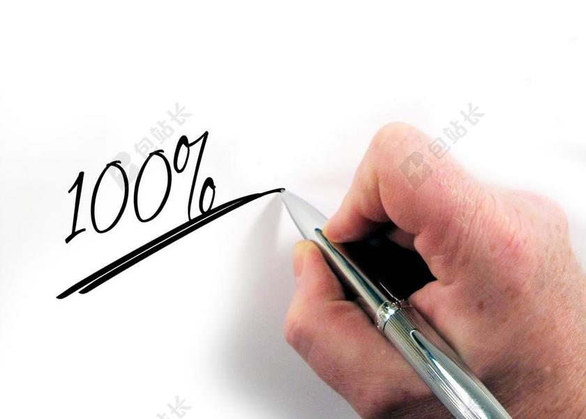 人局部写数字的手背景图片