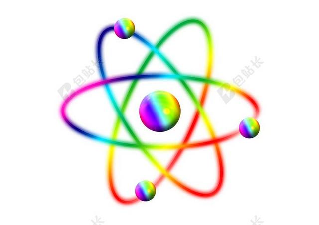 科学科技放射性核粒子球科技背景图片
