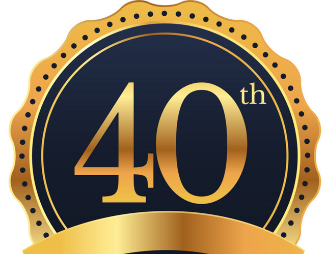 经典金属感数字标签40