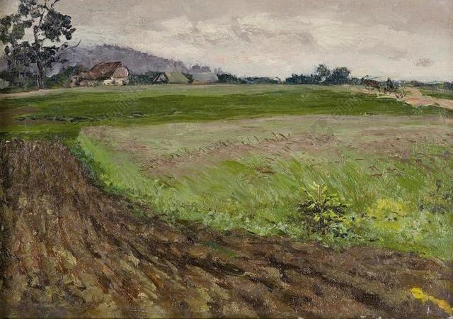 尼古拉·DUBOVSKOY 山 原野 艺术 画 布面油画 艺术性