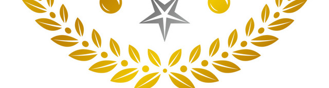 星星麦穗徽章元素矢量图形