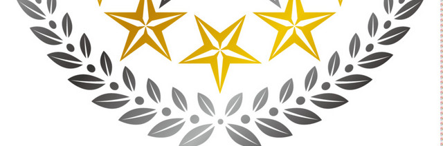 星星徽章标签矢量元素