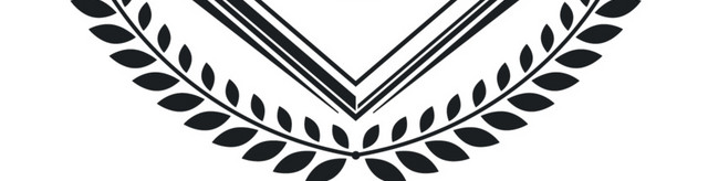 黑白建筑徽章勋章标签
