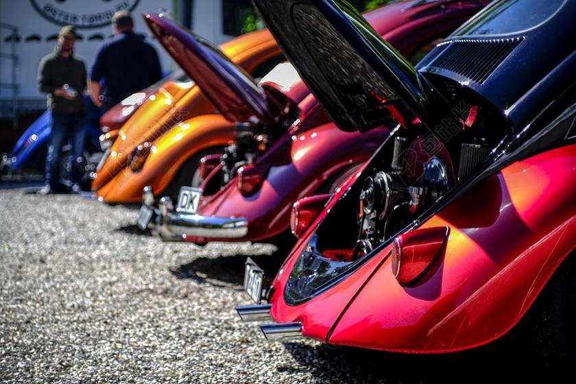 车 红色 闪亮 红车 老 金属 复古 酿酒 铬 经典