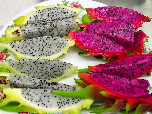 火龙果 新鲜 热带 PITAHAYA 食品 营养 片 食用