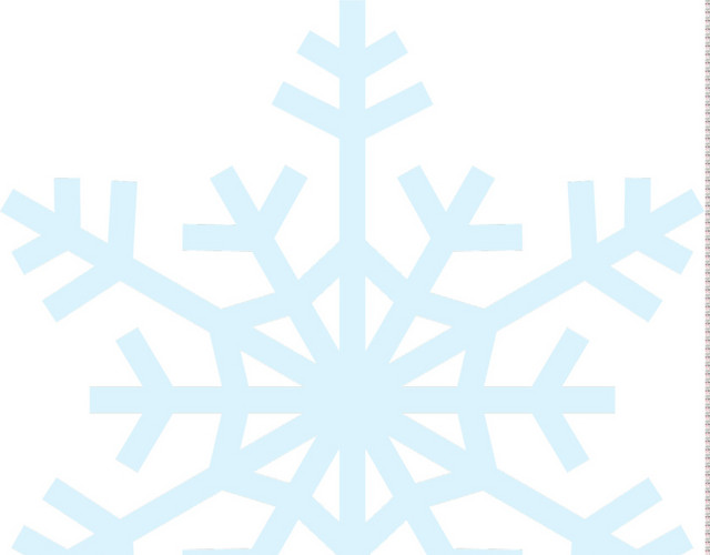 蓝色雪花矢量