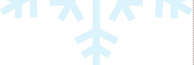 蓝色雪花矢量
