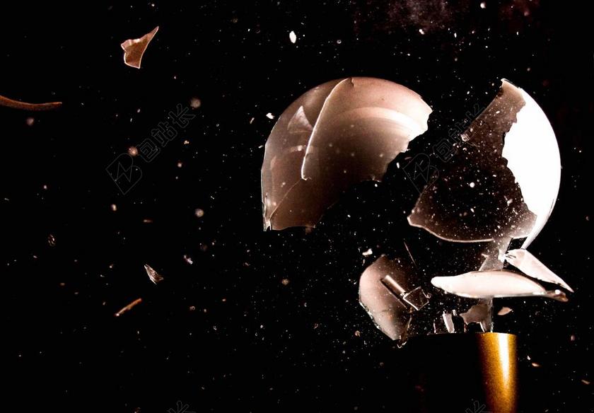 灯泡 爆 破碎 分离器 镜头 项目符号 照明 灯 爆炸