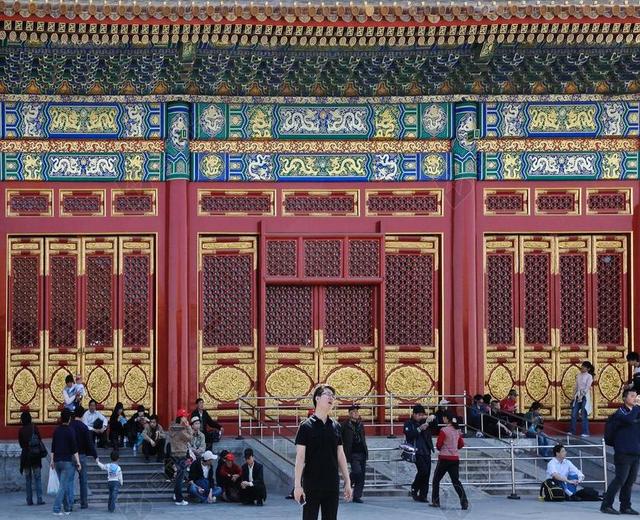 建筑复古北京紫禁城背景图片