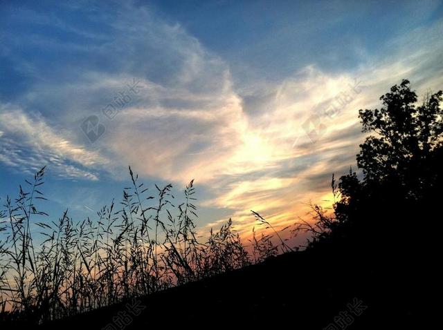 日出 日落 太阳 天空 国家 农村 乡村生活 云 景观