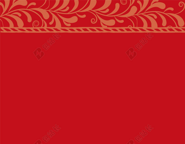 红色方形花纹促销背景素材