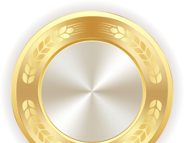 金属质感徽章徽标矢量素材