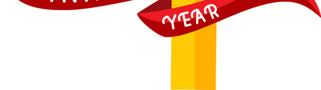 彩色周年纪念数字1