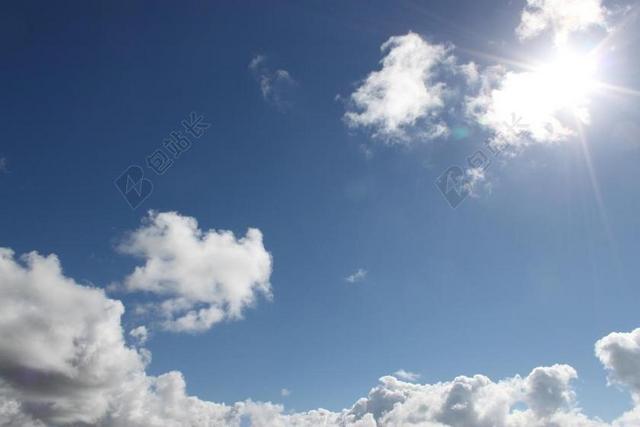 天空蓝天景色背景图片