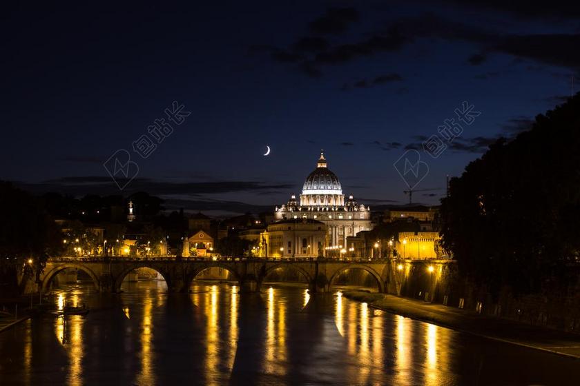 金色城市夜景金色灯光夜景背景图片