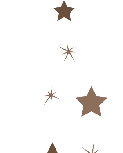 彩色圣诞星星标签矢量素材
