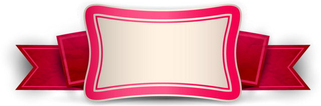 彩带边框