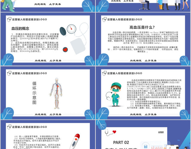 2020高血压PPT模板