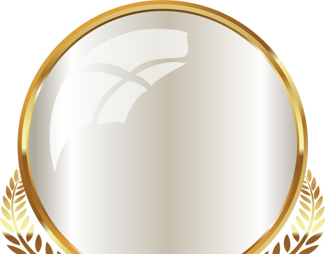 金色徽章图标设计