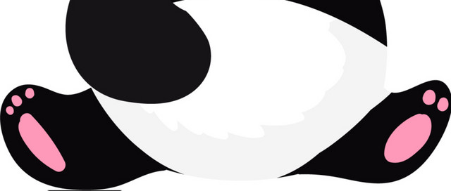 可爱大熊猫设计素材