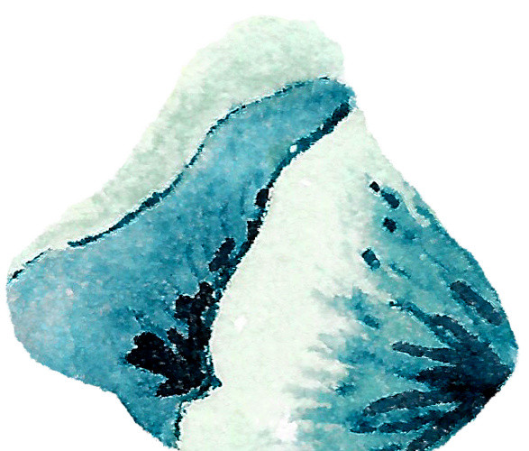 水彩涂鸦矢量图