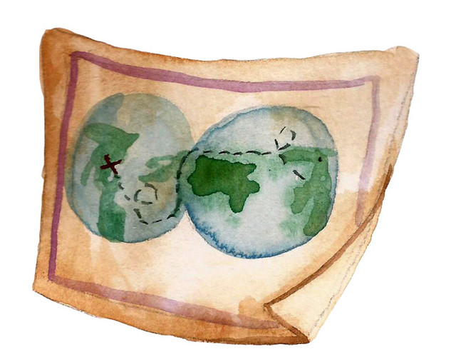 世界地图矢量元素