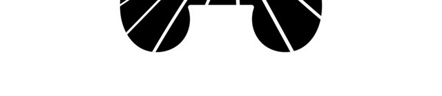 黑白色字体字母A素材