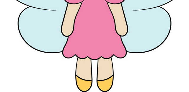 卡通可爱小女孩素材