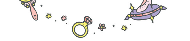 卡通清新漫画手绘仙女配图