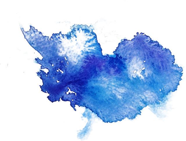 泼墨彩色花纹