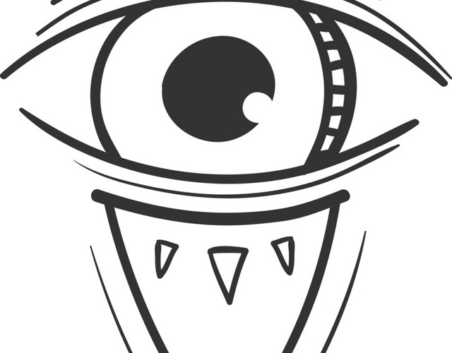 手绘涂鸦眼睛素材