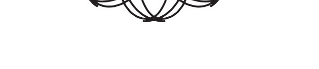 素描黑色剪影线条花纹个性拼接圆形素材