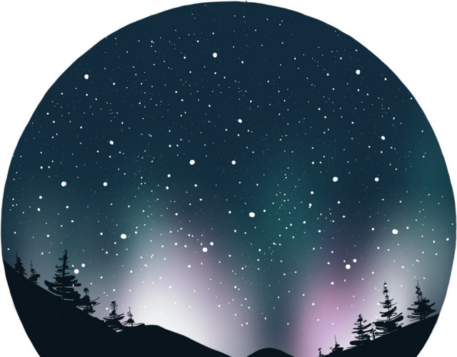 星空剪影
