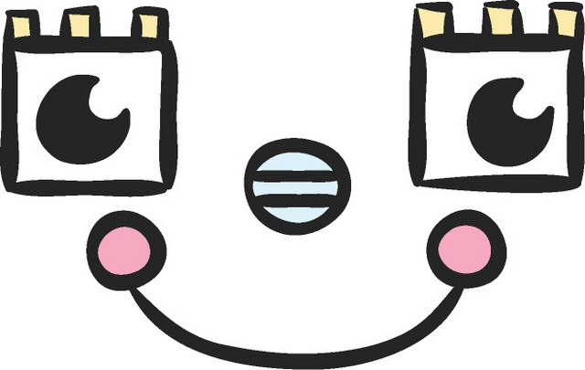 可爱卡通表情插图矢量素材