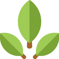 创意彩色卡通叶子LOGO设计矢量图片