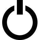 创意黑色卡通开关LOGO设计矢量图片