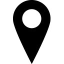 创意黑色卡通地标LOGO设计矢量图片