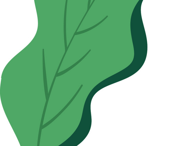 绿色清新植物海藻素材