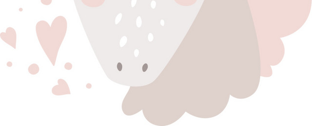 独角兽卡通插画免抠图素材