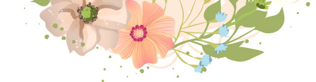 花环圆框素材