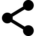 关联 黑色矢量图