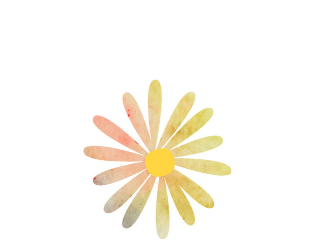 彩绘 水墨 手绘免抠素材 菊花
